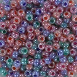 MR-08089 Miyuki Rocailles shiny colors (8-mix96) 8/0 ±15 gram