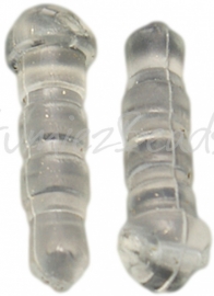 00462 Staub stecker transparent 16mmx3,5mm 12 stück