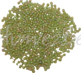03310 Rocaille Rainbow Peridot ab color 8/0 20 gramm