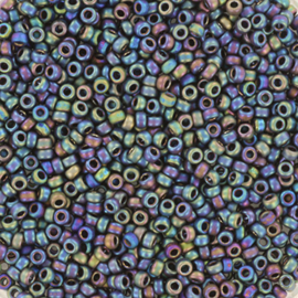 MR-15005 Miyuki Rocailles opaque matte ab black (15-401FR) 15/0 ±8 gram