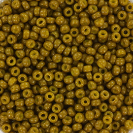 MR-11059 Miyuki Rocailles duracoat opaque spanish olive (11-4491) 11/0 ±10 gram