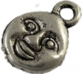 00228 Bedel Lachebekje Antiek zilver (Nikkel vrij) 11 stuks