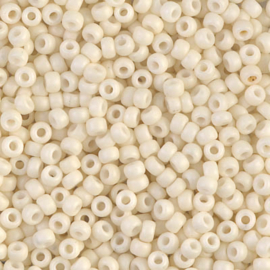 MR-08025 Miyuki Rocailles opaque matte cream (8-2021) 8/0 ±10 gram