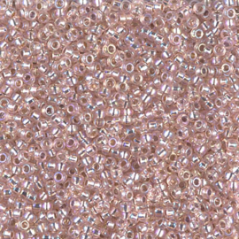 MR-11036 Miyuki Rocailles silverlined ab light blush (11-1023) 11/0 ±15 gram