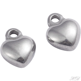 05020 Bedel Hart (304 stainless steel) Metaalkleurig 7x9x4mm;gat 1,6mm 2 stuks