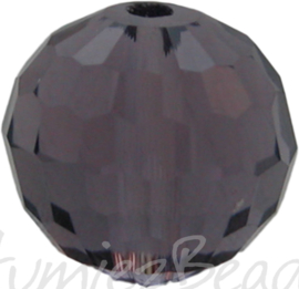 01088 Glaskraal Imitatie Swarovski 5000 round Lilac 10mm 4 stuks