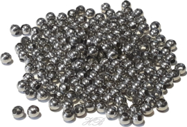 02545 Abstandhalter Perlen 316 Stainless steel Nickelfarbe 3mm; loch 1mm ± 100 Stück