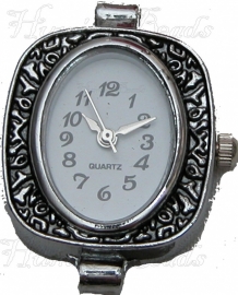 01483 Horloge Antiek zilver  1 stuks