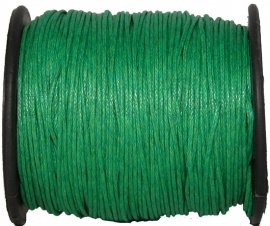 W-0017 Waxkoord Groen (2) 1mm 7 meter