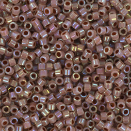 MD-11066 Miyuki Delica's cocoa lined ab opal (DB-1749) 11/0 ±4 gram