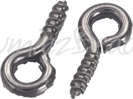 02195 Schrauben auge Gunmetal 8mmx4mmx1mm; loch 2mm ±20 stück