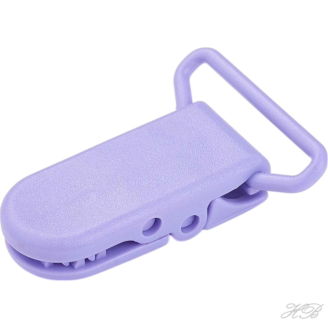 05625 Speenclip plastic Lilac   43x31x9mm 2 stuks