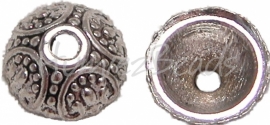 01284 Kralenkap poort Antiek zilver (nikkelvrij) 4mmx10mm 11 stuks