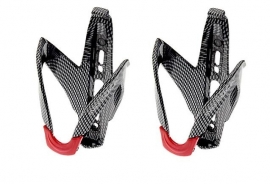 Set van 2 bidonhouders carbonlook