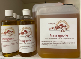 Massageolie Rijstbrand, 100% organisch en nut-free