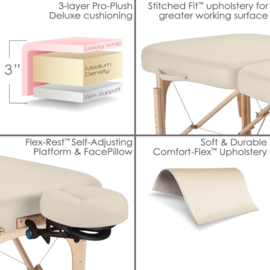 Massagetafel Earthlite "Infinity" Vanilla Creme