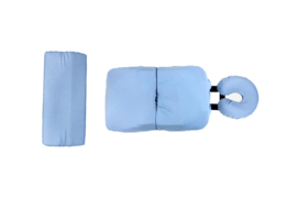 BodyCushion hoezen set's, Flanel, blauw