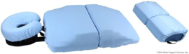 BodyCushion hoezen set's, Flanel, blauw