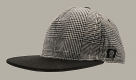 Cap 'Otis Jr. Glencheck Black' - maat 48/50/52/54/56 - CTH Mini