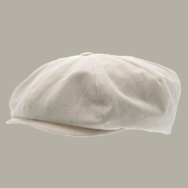 Pet 'Branson Cotolino Beige'  - newsboy cap - beige - maat 60 - CTH Ericson