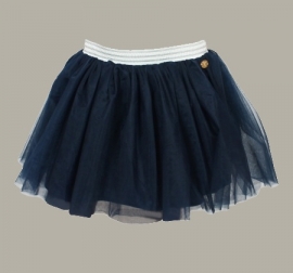 Vinrose tutu 'Sill' Blue - donkerblauwe tule petticoat rok - maat 146/152 - VR87