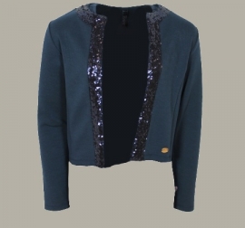 Vinrose blazer 'Inka' Blue - donkerblauw vest/colbertje - maat 110/116 - VR88