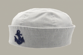 Sailor cap 'Alfred Jr.' Cadet Stripes Blue - maat 52/54 - CTH Mini