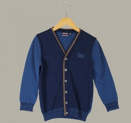 Vinrose vest 'Barry' Olympian Blue (donkerblauw/ indigo) - maat 86/92 - VR69
