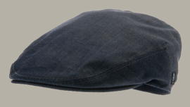 Pet 'Edward' Denim Blue - flat cap - denim blauw - maat 61 - CTH Ericson