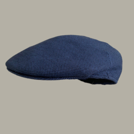 Pet 'Levi' - donkerblauwe flat-cap - maat 59/61