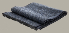 Shawl 'Edgar' Tweed Blue - one size - wollen shawl - CTH Ericson