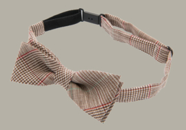 Bow-Tie 'Knut' - Estate Brown - vlinderstrik bruin geruit - kindermaat - CTH Mini