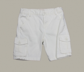 Jan van Trier cargo short / korte broek - wit - maat 116 - JT15