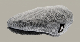 Pet 'Carl Linen Check' - flat-cap - blauw geruit - maat 60 - CTH Ericson