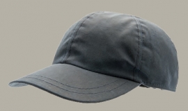 Cap 'Ben Waxed Cotton Marin' - baseball cap met oorflappen donkerblauw - maat 46/48/50/56/ 58/60 - CTH Mini/Ericsonn