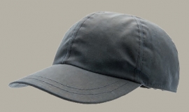 Cap 'Ben Waxed Cotton Marin' - baseball cap met oorflappen donkerblauw - maat 46/48/50/ 58/60 - CTH Mini/Ericsonn