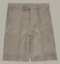 Little Linens zand linnen bermuda shorts - 'Wheat' - maat 134/140 - LL09