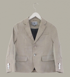 Little Linens 'Sand' linnen blazer - maat 92 (valt klein) - LL43