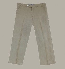 Little Linens 'Sand' linnen pantalon (valt ruim) - maat 110/116 - LL44