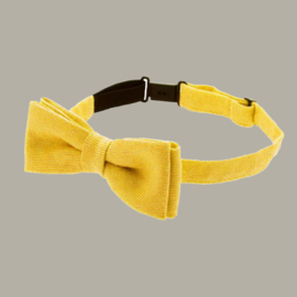Bow-Tie 'Knut' - Mono Yellow - vlinderstrik geel - kindermaat - CTH Mini