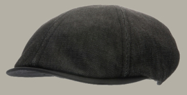 Pet 'Jasper Denim Black' - duckbill cap zwart - maat 50 - CTH Mini