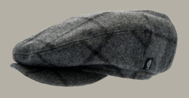 Pet `Carl Granda Graphite` - grijs wollen cap met oorflappen - maat 46/48 - CTH Mini