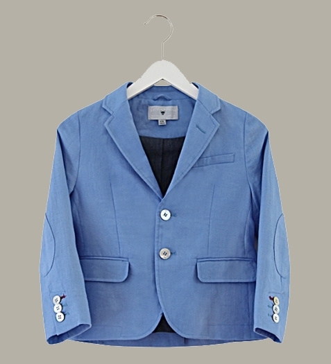 Verschuiving baden omringen Little Linens 'Heritage Blue' linnen blauwe blazer - maat 98/104 - LL51 |  Maat 98-104 | Jongensmerkkleding.nl