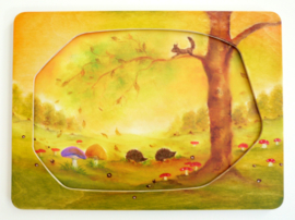PO0001 Autumn forest incl frame