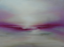 Abstract landschap 9 afmeting 100x75cm