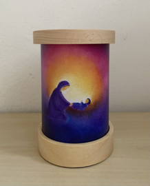 Light wish Mary and Jesus