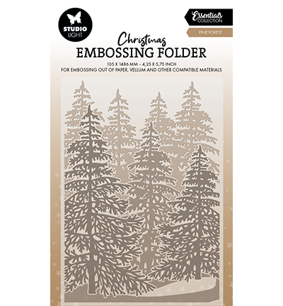 Studiolight - Embossing Folder - Forest background - SL-ES-EMB32