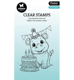 Studiolight - Clear Stamp - Birthday, Hippo - SL-ES-STAMP950