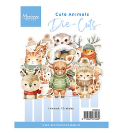 Marianne Design - Die-cuts - Cute Animals - VK9651