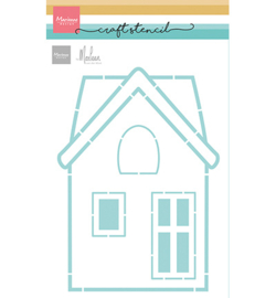 Marianne Design - Craft Stencil - House - PS8184